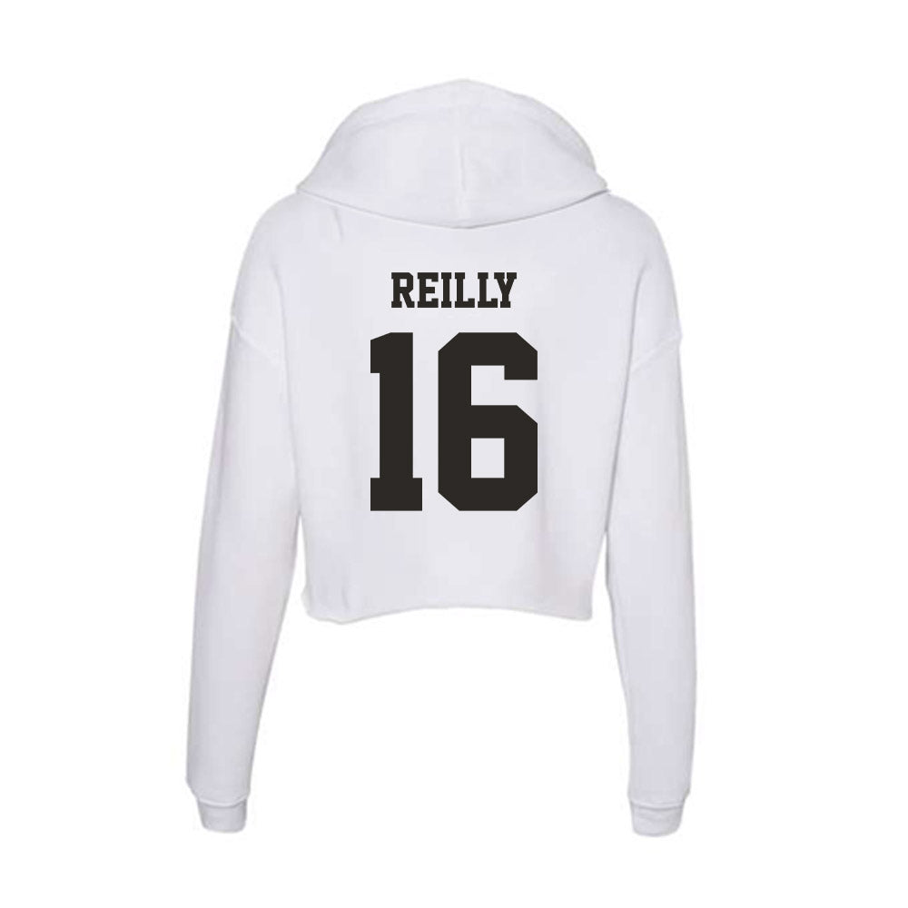 Marshall - NCAA Women's Volleyball : Marae Reilly - Women's Crop Fleece Hoodie-1