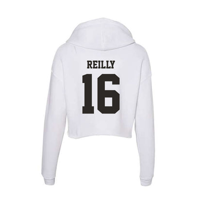 Marshall - NCAA Women's Volleyball : Marae Reilly - Women's Crop Fleece Hoodie-1