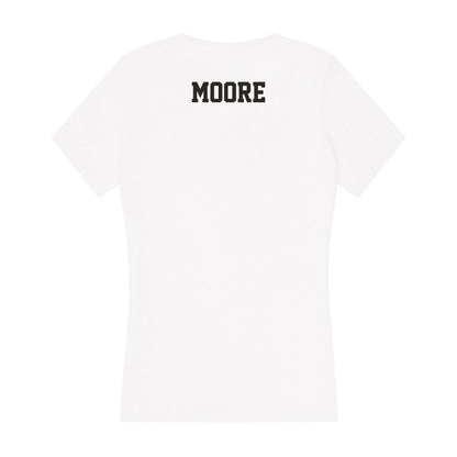 Marshall - NCAA Women's Track & Field : Markayla Moore - Women's V-Neck T-Shirt-1