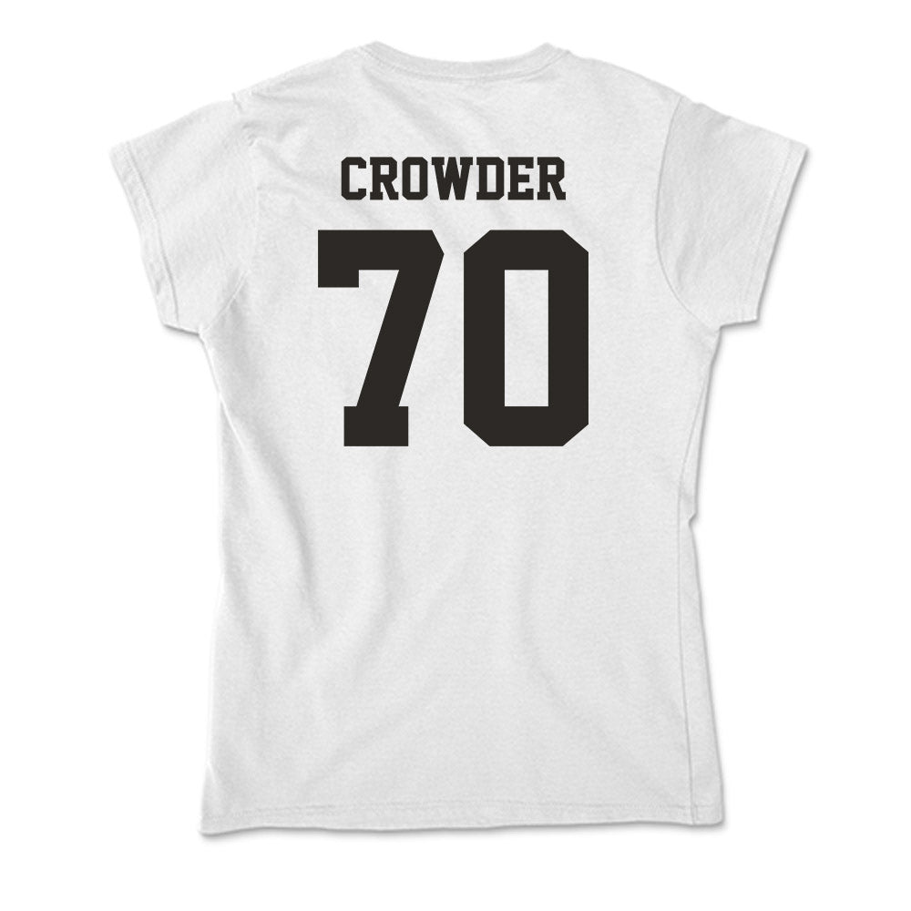 Marshall - NCAA Football : Naquan Crowder - Classic Shersey Soft Style Women’s T-Shirt-1
