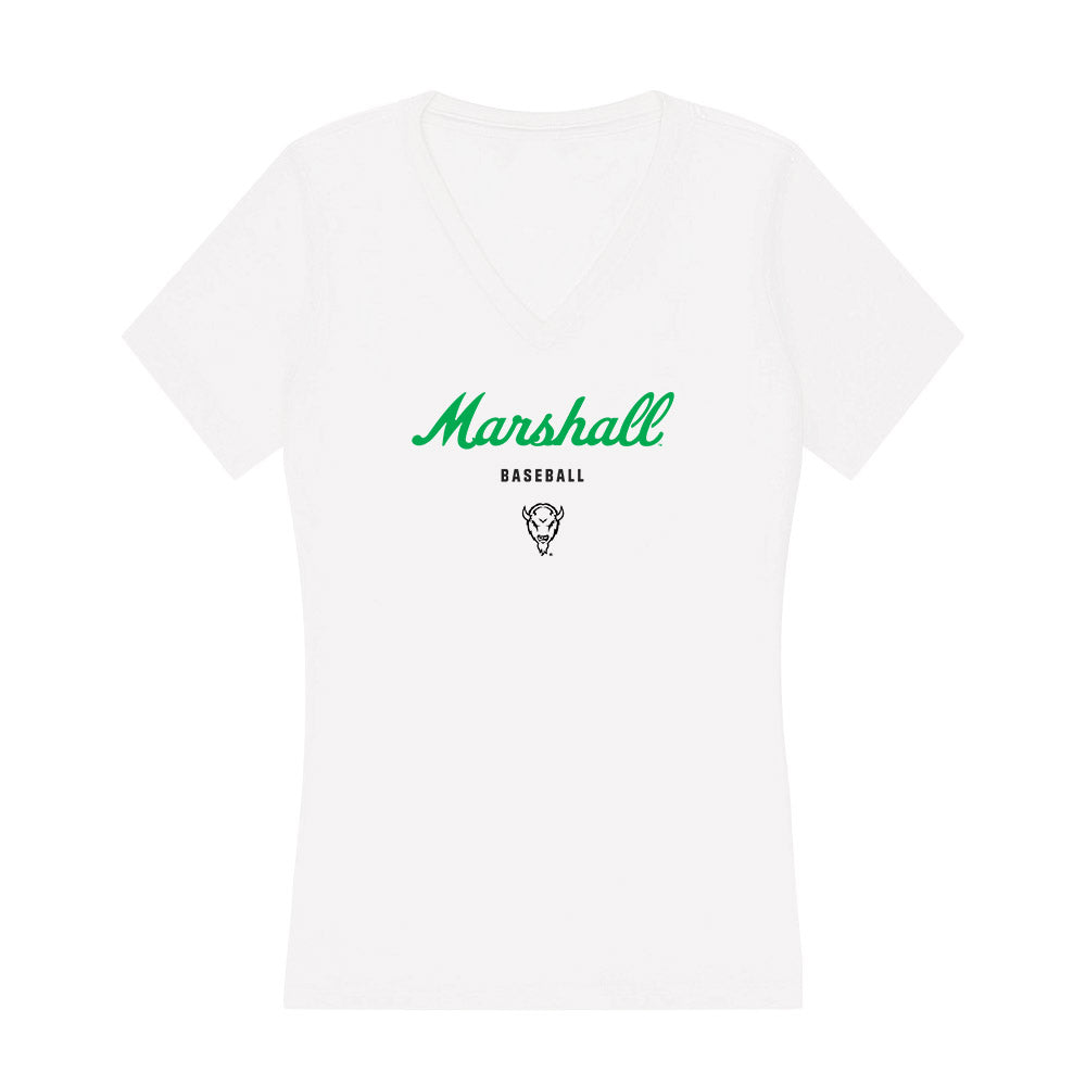 Marshall - NCAA Baseball : Oliver Service - Classic Shersey Women's V-Neck T-Shirt-0
