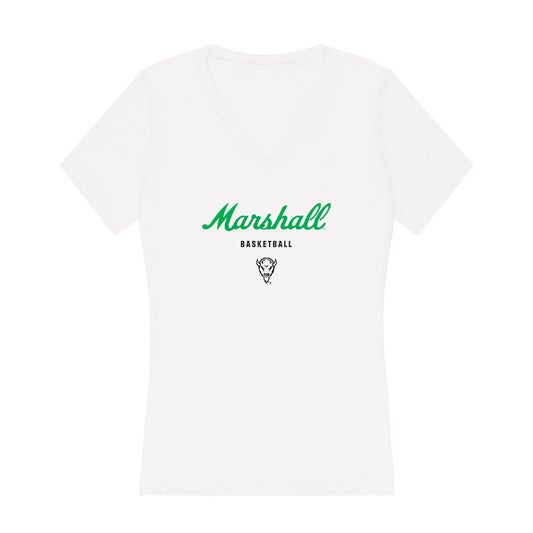 Marshall - NCAA Women's Basketball : Peyton Ilderton - Women's V-Neck T-Shirt-0