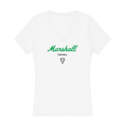 Marshall - NCAA Football : Ryan Ayers - Classic Shersey Women's V-Neck T-Shirt-0