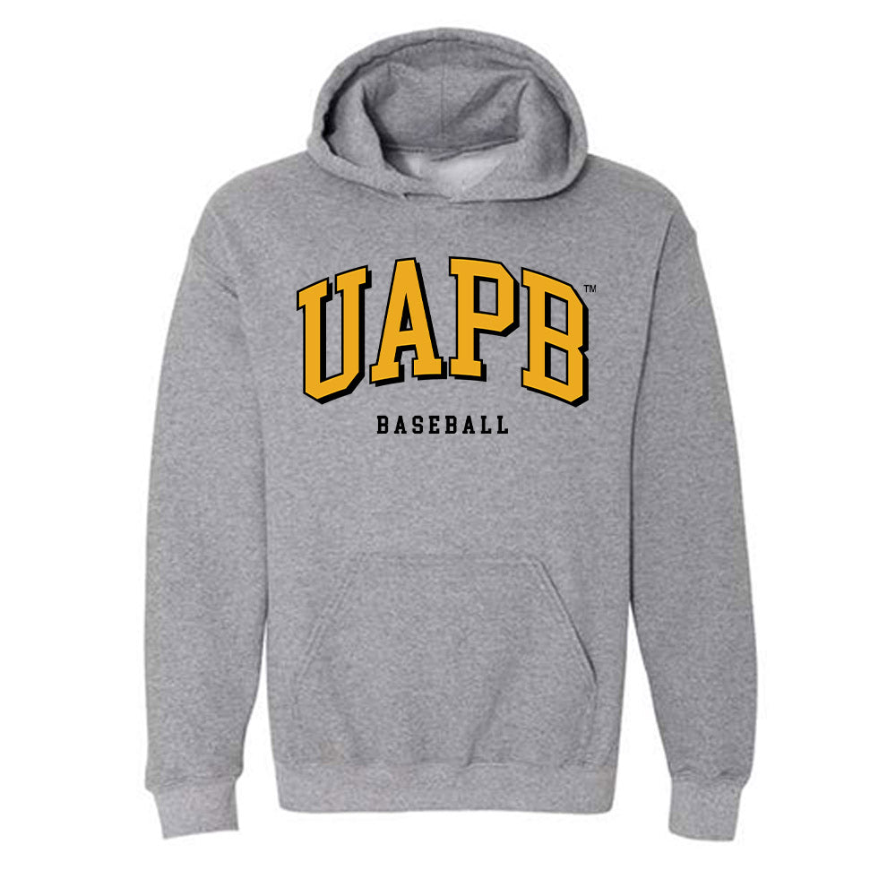 UAPB - NCAA Baseball : Nathan Monceaux - Classic Shersey Hooded Sweatshirt-0