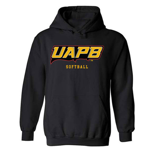 UAPB - NCAA Softball : Kiya Jones - Classic Shersey Hooded Sweatshirt-0