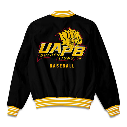 UAPB - NCAA Baseball : Kenney Fabian - Bomber Jacket-1