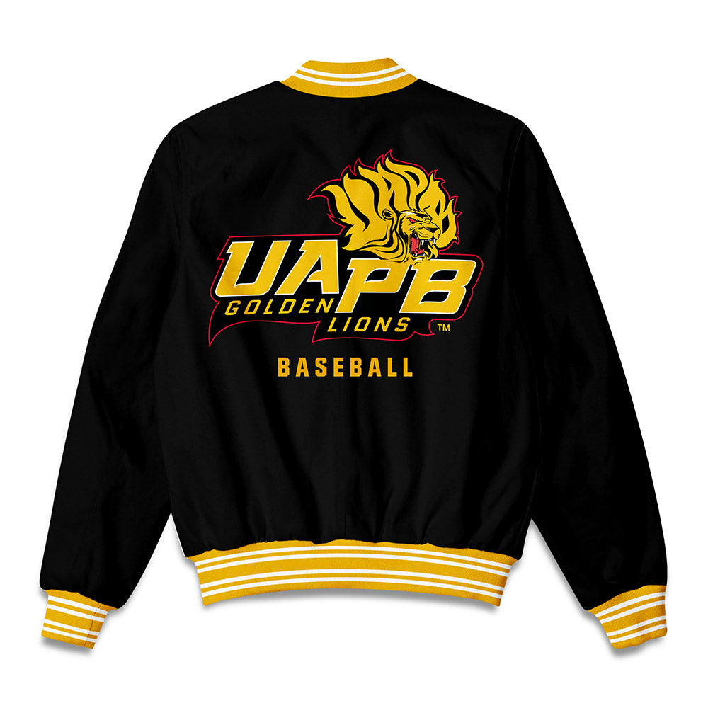 UAPB - NCAA Baseball : Chris “C3” Bedgood - Bomber Jacket-1