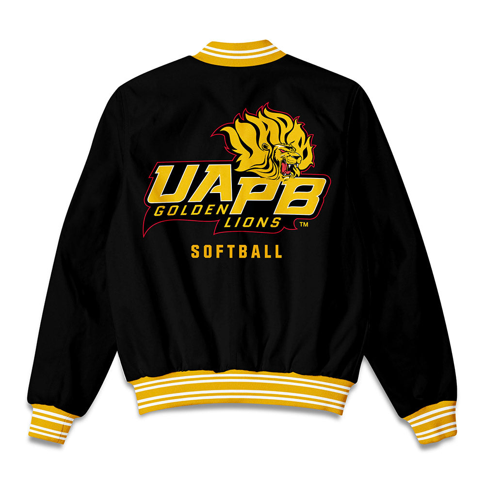 UAPB - NCAA Softball : Ryen Gaddis - Bomber Jacket-1