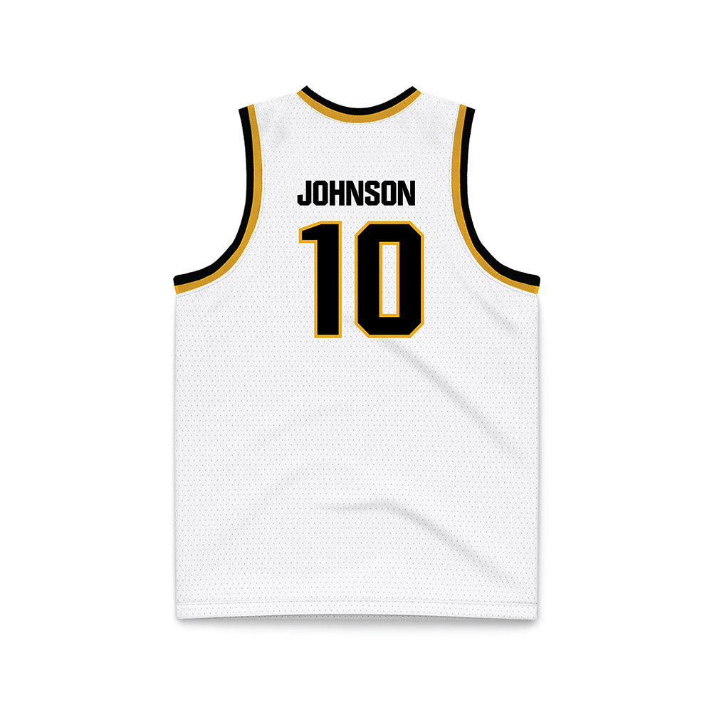 UAPB - NCAA Men's Basketball : Landon Johnson - White Basketball Jersey-1