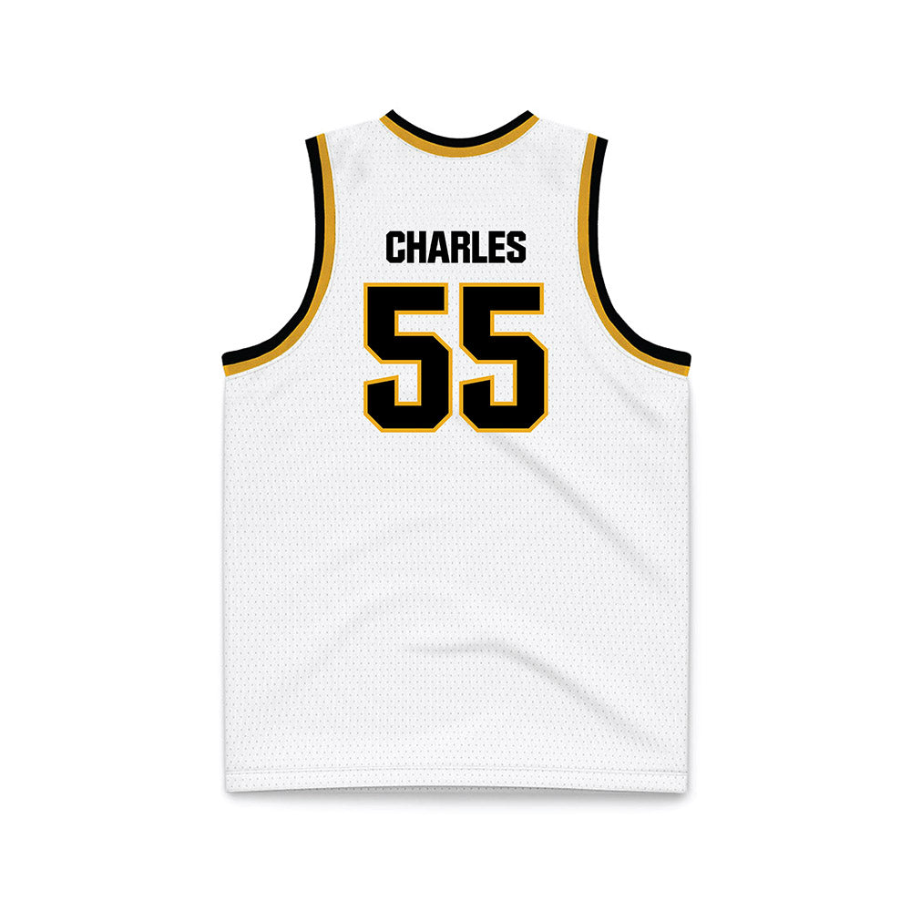 UAPB - NCAA Men's Basketball : Milhan Charles - White Basketball Jersey-1