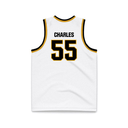 UAPB - NCAA Men's Basketball : Milhan Charles - White Basketball Jersey-1