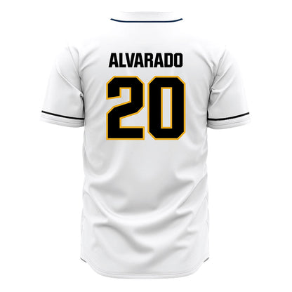 UAPB - NCAA Baseball : Lazaro Alvarado - White Jersey-1