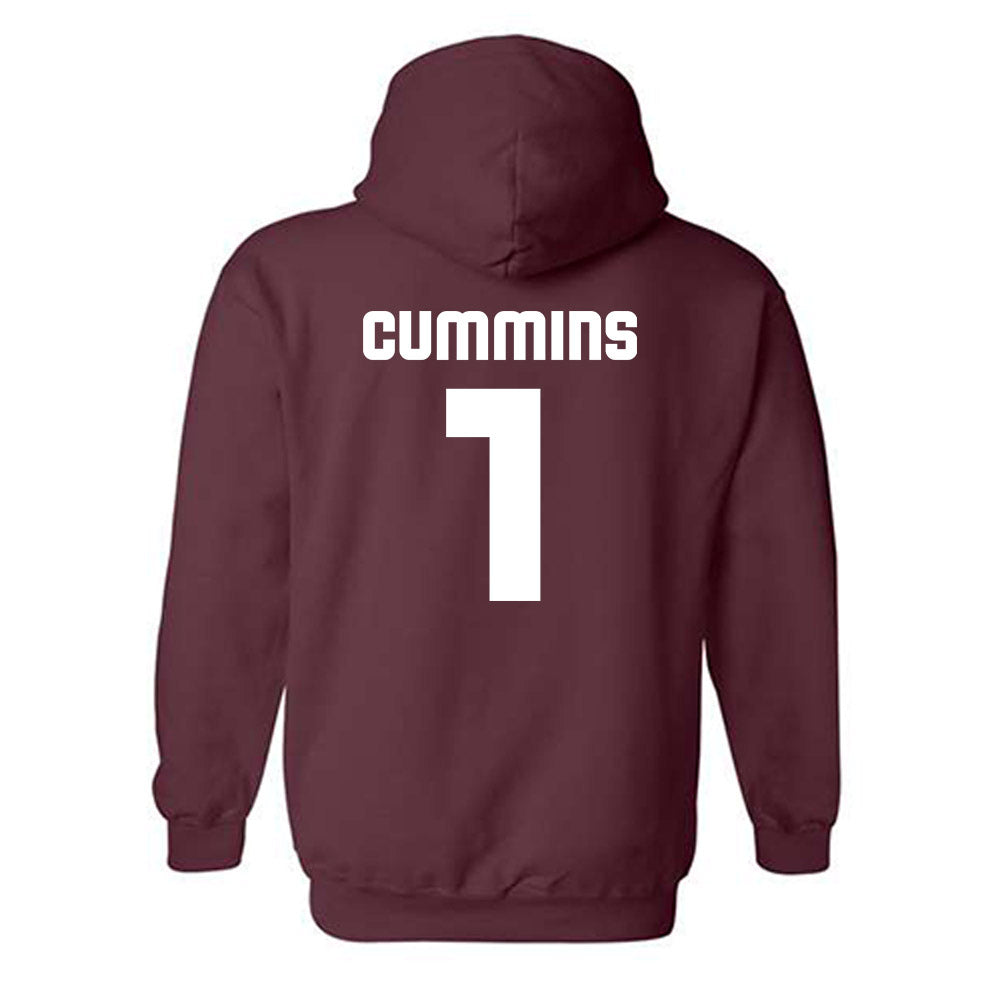  - NCAA Men's Basketball : Brady Cummins - Hooded Sweatshirt-1