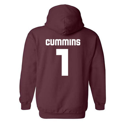  - NCAA Men's Basketball : Brady Cummins - Hooded Sweatshirt-1