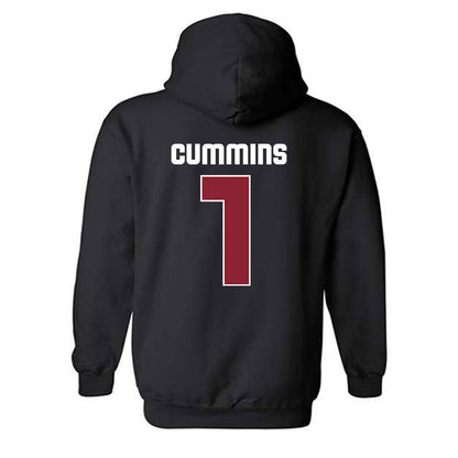  - NCAA Men's Basketball : Brady Cummins - Classic Shersey Hooded Sweatshirt-1