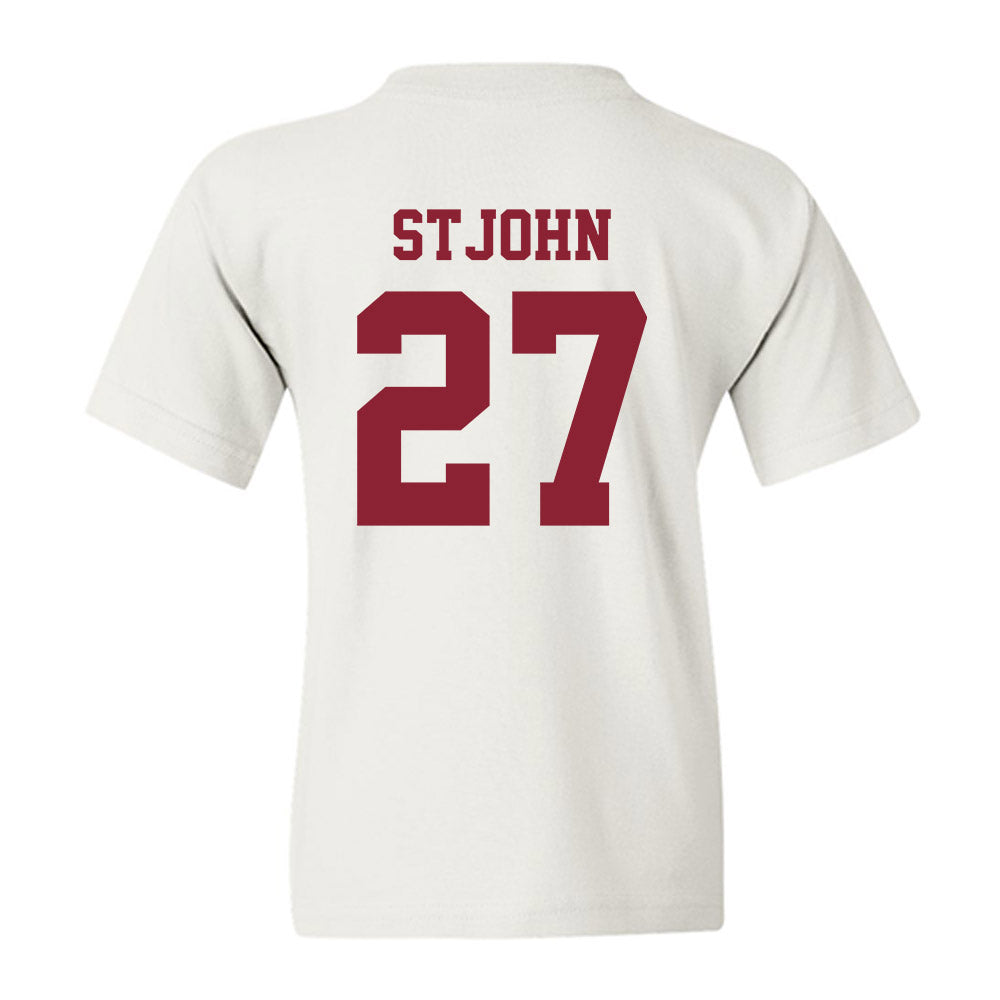 Colgate - NCAA Men's Soccer : Alex StJohn - Classic Shersey Youth T-Shirt-1