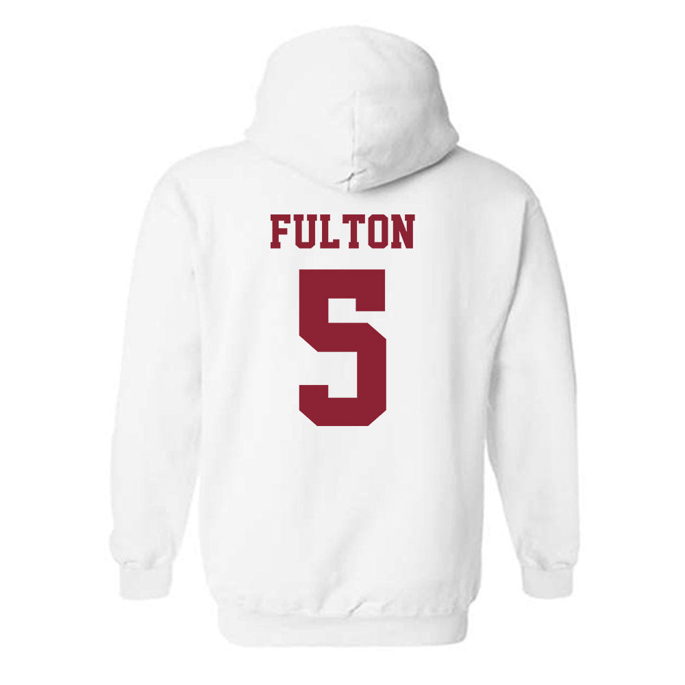Colgate - NCAA Football : Cole Fulton - Classic Shersey Hooded Sweatshirt-1
