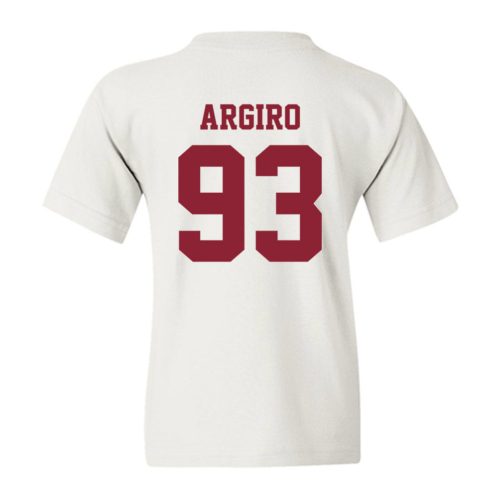 Colgate - NCAA Football : Grant Argiro - Classic Shersey Youth T-Shirt-1