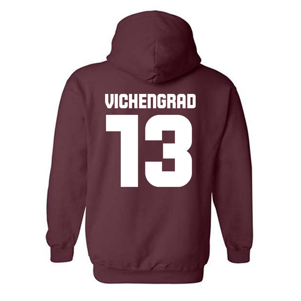 Colgate - NCAA Men's Soccer : Gavin Vichengrad - Classic Shersey Hooded Sweatshirt-1