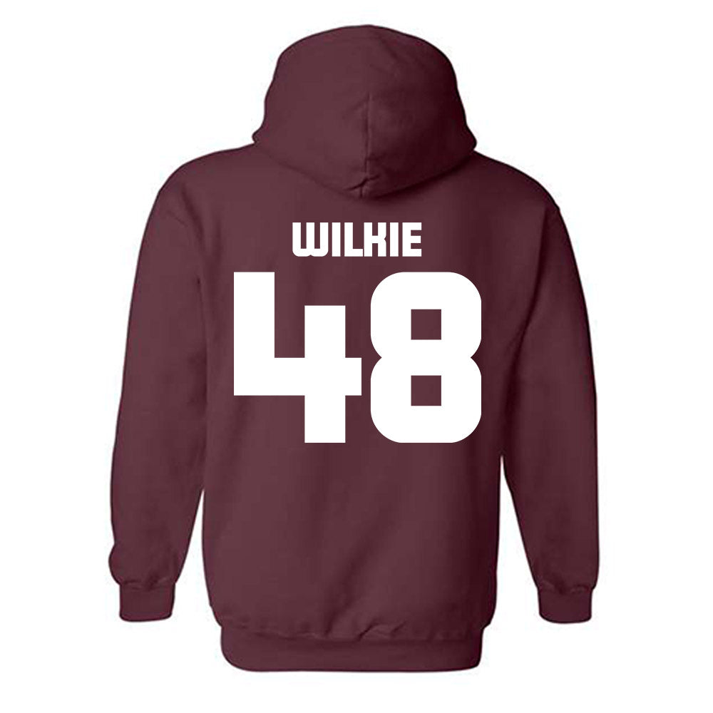 Colgate - NCAA Football : Carson Wilkie - Classic Shersey Hooded Sweatshirt-1