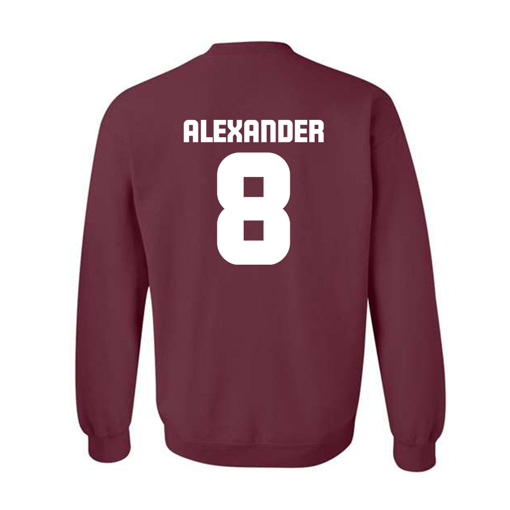 Colgate - NCAA Football : Kaleb Alexander - Classic Shersey Crewneck Sweatshirt-1