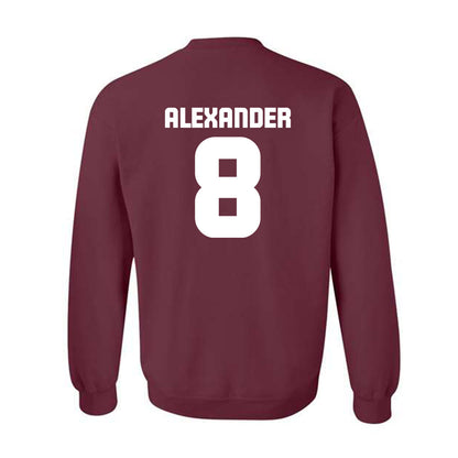 Colgate - NCAA Football : Kaleb Alexander - Classic Shersey Crewneck Sweatshirt-1
