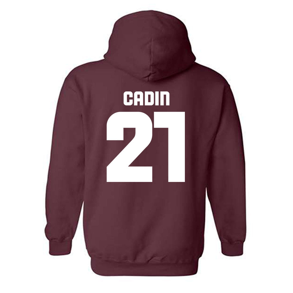 Colgate - NCAA Men's Lacrosse : Carter Cadin - Classic Shersey Hooded Sweatshirt-1