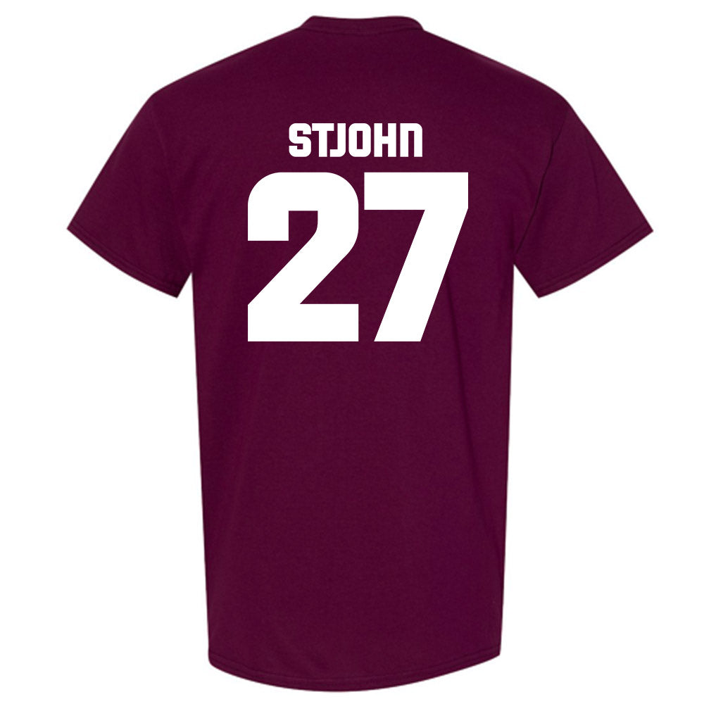 Colgate - NCAA Men's Soccer : Alex StJohn - Classic Shersey T-Shirt-1