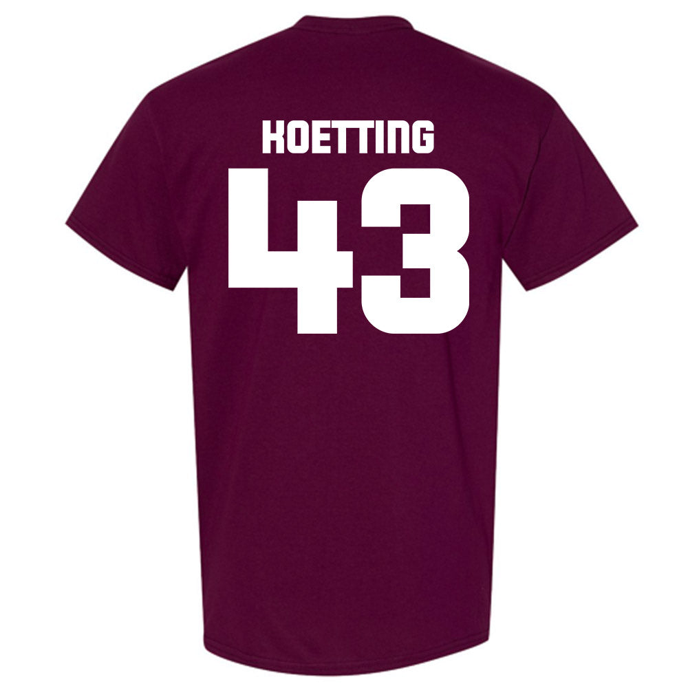 - Colgate University - NCAA Football : Jeb Koetting - T-Shirt-1