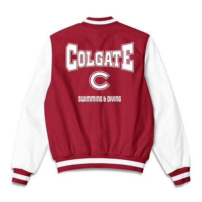 Colgate - NCAA Women's Swimming & Diving : Jayne Mansukani - Bomber Jacket-1