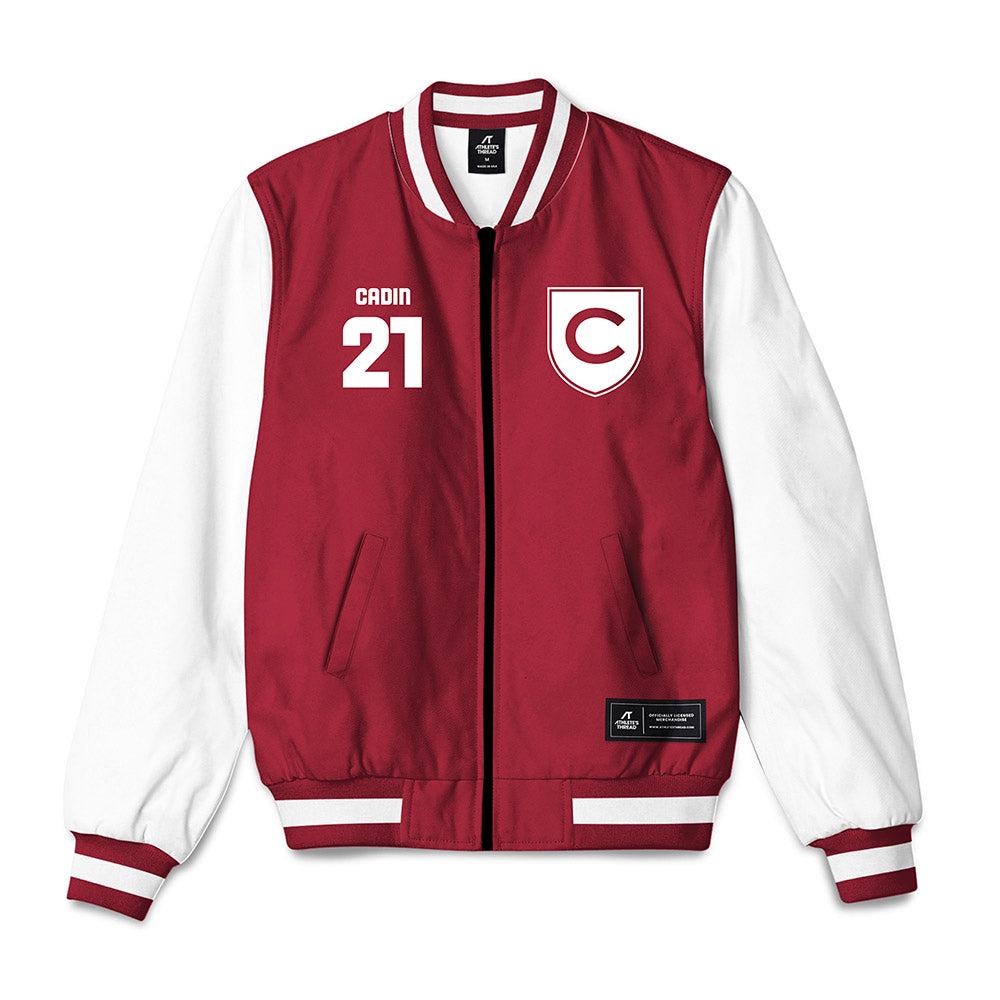 Colgate - NCAA Men's Lacrosse : Carter Cadin - Bomber Jacket-0