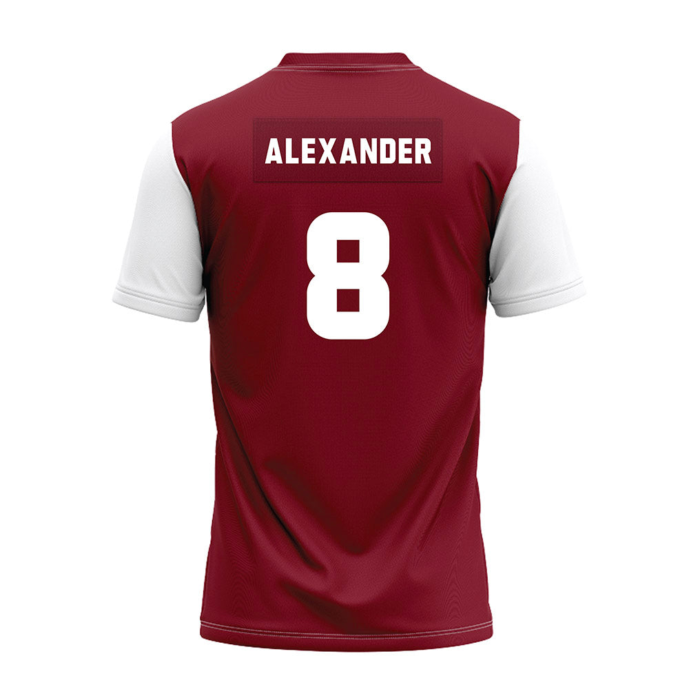 Colgate - NCAA Football : Kaleb Alexander - Maroon Premium Football Jersey-1