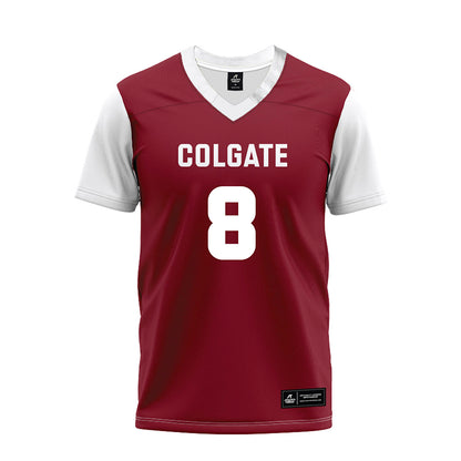 Colgate - NCAA Football : Kaleb Alexander - Maroon Premium Football Jersey-0