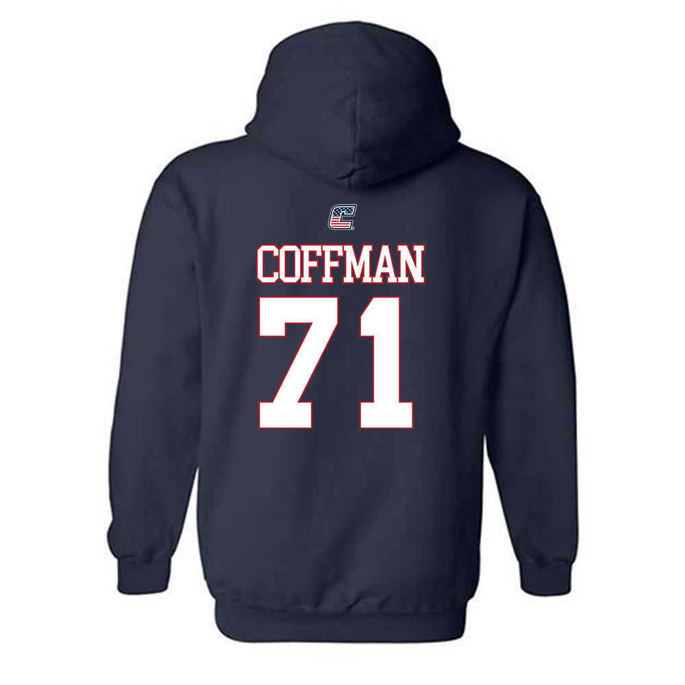 UTC - NCAA Football : Connor Coffman - Military Appreciation Hooded Sweatshirt-1