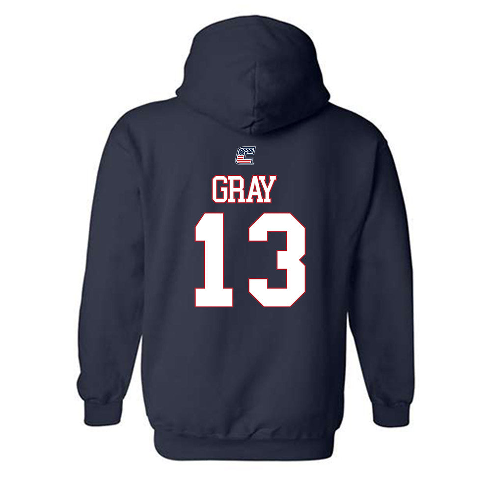UTC - NCAA Football : Hudson Gray - Military Appreciation Hooded Sweatshirt
