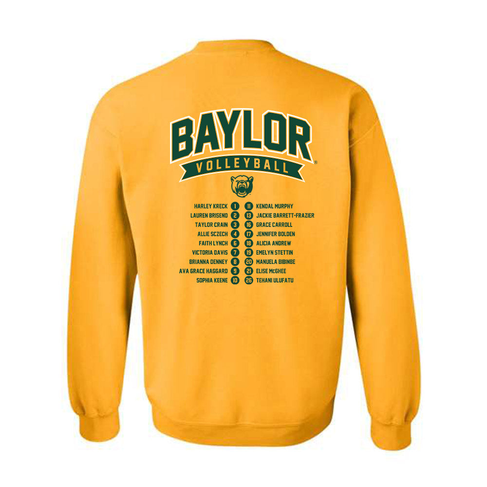 Baylor - NCAA Women's Volleyball : - Roster Shirt Crewneck Sweatshirt-1