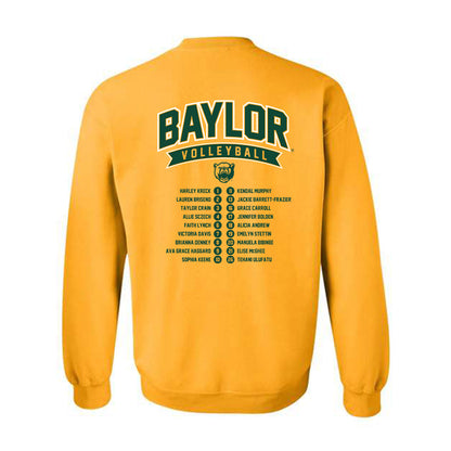 Baylor - NCAA Women's Volleyball : - Roster Shirt Crewneck Sweatshirt-1