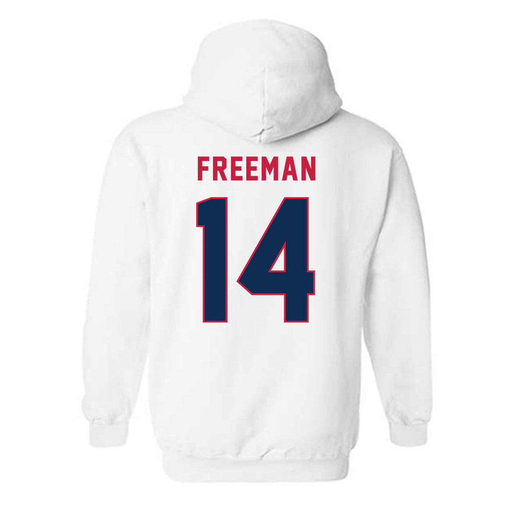 MSU Denver - NCAA Men's Basketball : Isaiah Freeman - Hooded Sweatshirt-1