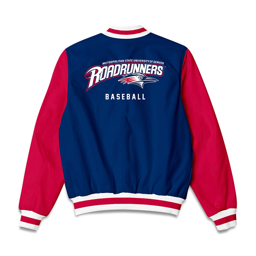 MSU Denver - NCAA Baseball : Brooks Rasmussen - Bomber Jacket-1