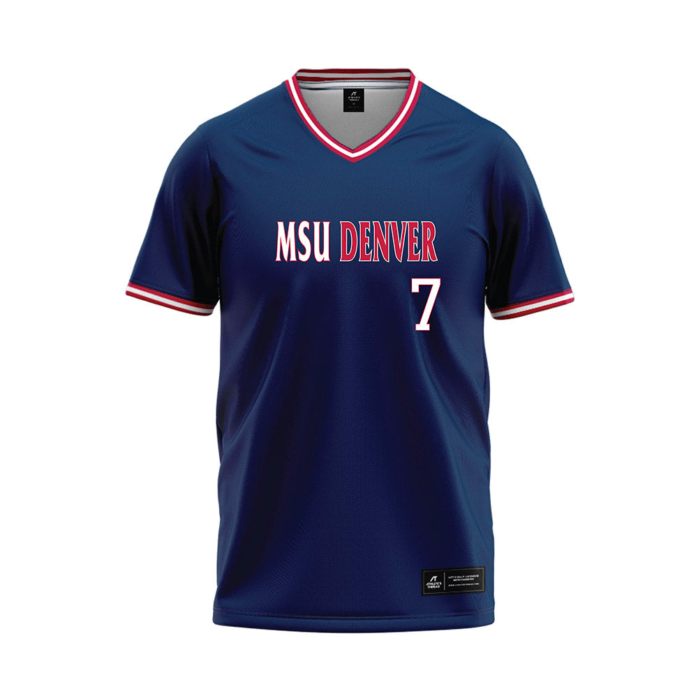 MSU Denver - NCAA Baseball : Noah Wicks - Baseball Jersey-0