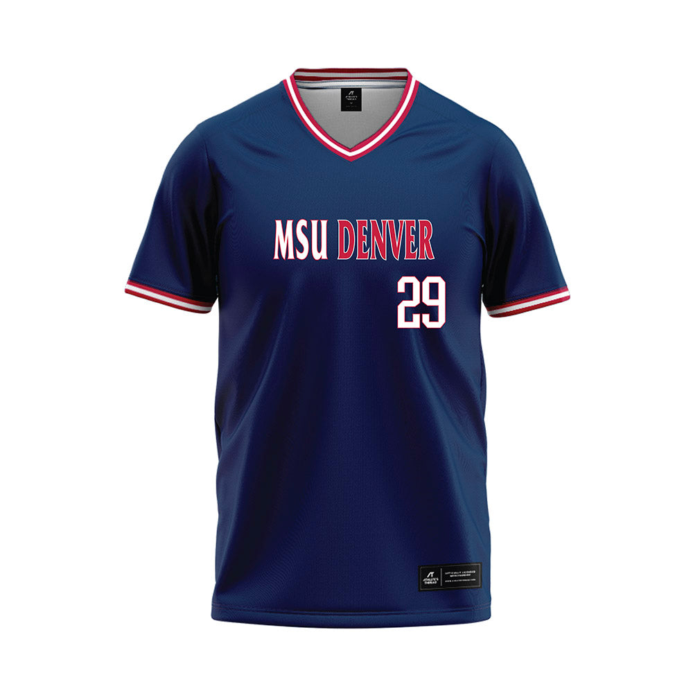 MSU Denver - NCAA Baseball : Brooks Rasmussen - Baseball Jersey-0