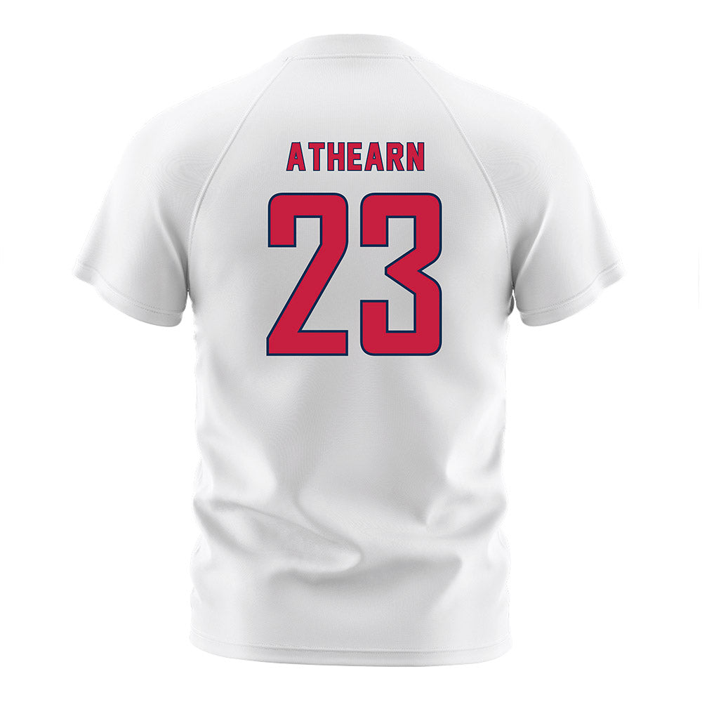MSU Denver - NCAA Men's Soccer : Dominic Athearn - White Soccer Jersey-1