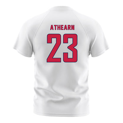 MSU Denver - NCAA Men's Soccer : Dominic Athearn - White Soccer Jersey-1