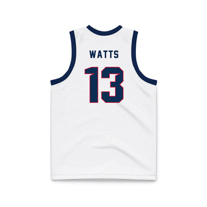 MSU Denver - NCAA Women's Basketball : Jadyn Watts - White Basketball Jersey-1