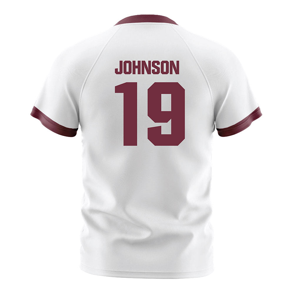 Mississippi State - NCAA Women's Soccer : Hailey Johnson - White Soccer Jersey-1