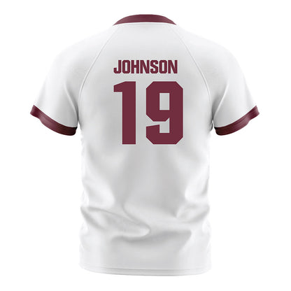 Mississippi State - NCAA Women's Soccer : Hailey Johnson - White Soccer Jersey-1