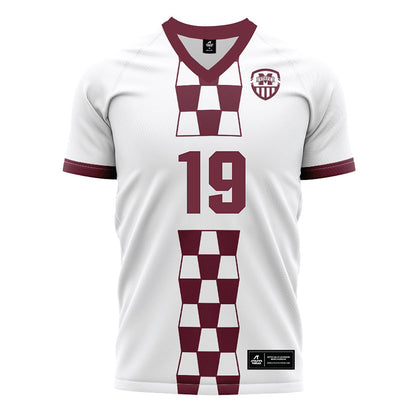 Mississippi State - NCAA Women's Soccer : Hailey Johnson - White Soccer Jersey-0