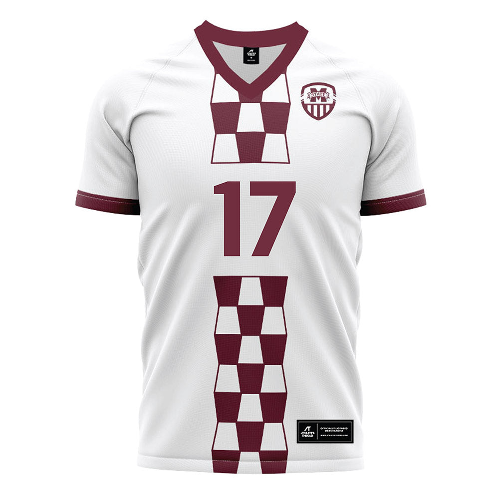 Mississippi State - NCAA Women's Soccer : Reganne Morris - White Soccer Jersey-0