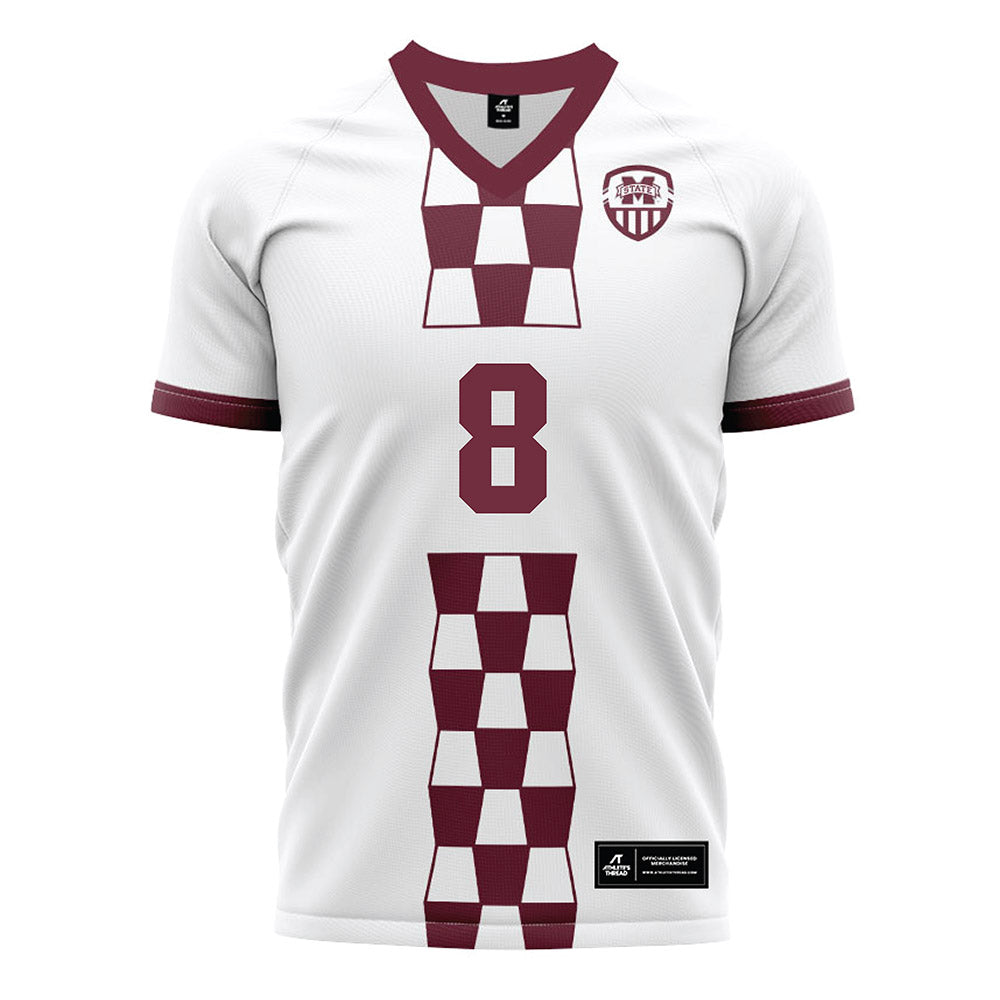 Mississippi State - NCAA Women's Soccer : Rebeka Vega - White Soccer Jersey-0