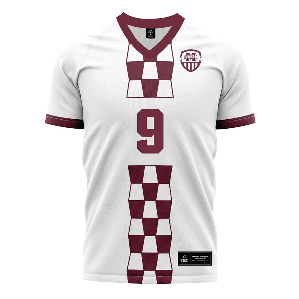 Mississippi State - NCAA Women's Soccer : Abbey Dalton - White Soccer Jersey-0